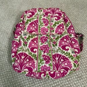 Floral Pink and Green Vera Bradley Backpack